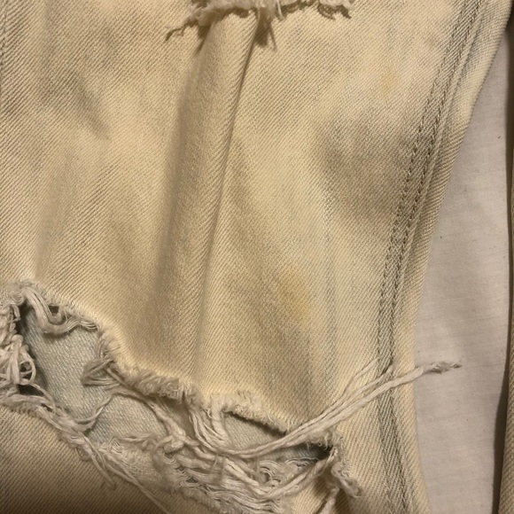 👻Ripped Off-White Jeans👀 - Picture 8 of 11
